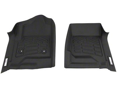 RedRock Sure-Fit Front Floor Liners; Black (15-19 Sierra 2500 HD)