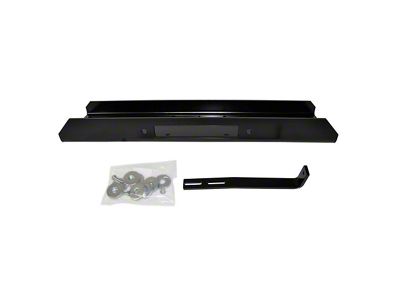 WARN Foot Down Winch Mount Kit; Black (Universal; Some Adaptation May Be Required)