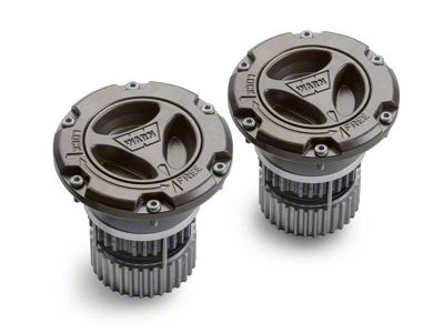 WARN Premium Locking Hubs; Gray (05-26 F-250 Super Duty)