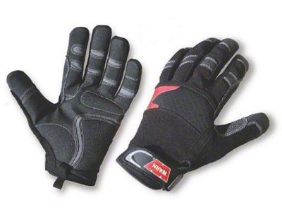 WARN Winch Gloves; Large