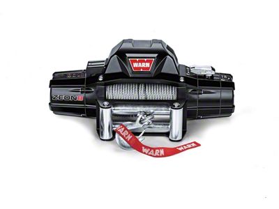 WARN ZEON 8 8,000 lb. Winch with Steel Cable (Universal; Some Adaptation May Be Required)