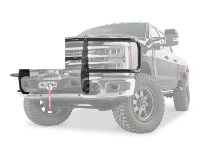 WARN Trans4mer Gen III Full Grille Guard Add-On; Black (23-26 F-350 Super Duty)