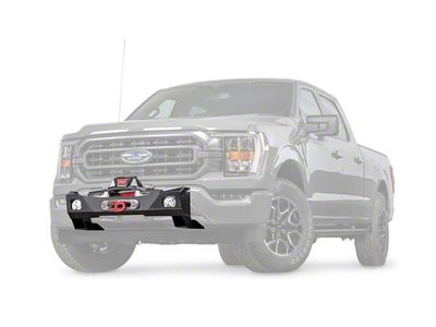 WARN Trans4mer Gen III Mid-Frame Carrier Kit; Black (17-26 F-350 Super Duty)