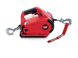 WARN PullzAll 1,000 lb. Cordless Portable Electric Winch with 2 Batteries 
