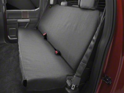 Weathertech Second Row Seat Protector; Charcoal (99-25 Sierra 1500 Extended/Double Cab)
