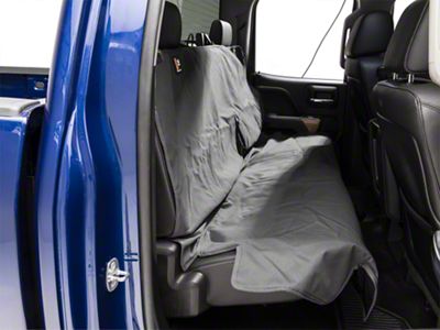 Weathertech Second Row Seat Protector; Charcoal (99-25 Silverado 1500 Extended/Double Cab)