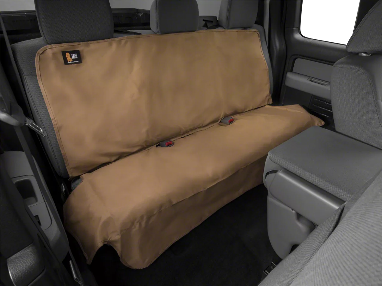 How to Install Weathertech 2nd Seat Protector Tan on your F 150 AmericanTrucks