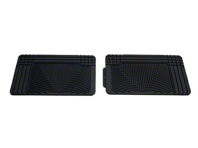 Weathertech All-Weather Rear Rubber Floor Mats; Black (97-08 F-150 SuperCab, SuperCrew)