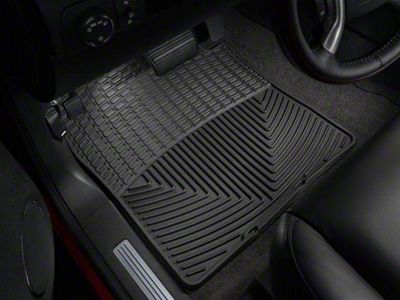 Weathertech All-Weather Front Rubber Floor Mats; Black (07-13 Sierra 1500)