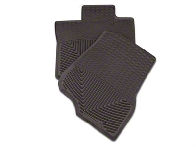 Weathertech All-Weather Front Rubber Floor Mats; Cocoa (15-25 F-150 SuperCab, SuperCrew)