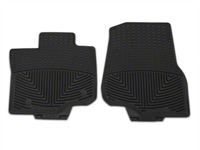 Weathertech All-Weather Front Rubber Floor Mats; Black (15-25 F-150 SuperCab, SuperCrew)