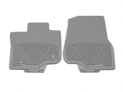 Weathertech All-Weather Front Rubber Floor Mats; Gray (15-25 F-150 SuperCab, SuperCrew)