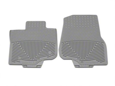 Weathertech All-Weather Front Rubber Floor Mats; Gray (15-24 F-150 SuperCab, SuperCrew)