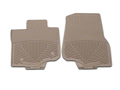 Weathertech All-Weather Front Rubber Floor Mats; Tan (15-25 F-150 SuperCab, SuperCrew)