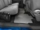 Weathertech All-Weather Front and Rear Rubber Floor Mats; Gray (09-10 F-150 SuperCab, SuperCrew w/ Single Floor Post)