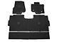 Weathertech All-Weather Front, Rear and Under Rear Seat Rubber Floor Mats; Black (15-24 F-150 SuperCrew)