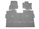 Weathertech All-Weather Front, Rear and Under Rear Seat Rubber Floor Mats; Gray (15-24 F-150 SuperCrew)