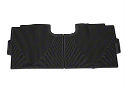 Weathertech All-Weather Rear Rubber Floor Mats; Black (15-24 F-150 SuperCrew)
