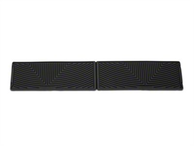Weathertech All-Weather Under Rear Seat Rubber Floor Mats; Black (15-25 F-150 SuperCrew)