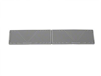 Weathertech All-Weather Under Rear Seat Rubber Floor Mats; Gray (15-25 F-150 SuperCrew)