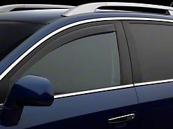 Weathertech Side Window Deflectors; Front; Dark Smoke (15-20 Tahoe)
