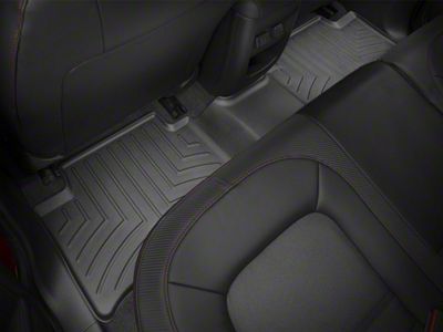 Weathertech DigitalFit Rear Floor Liners; Black (15-22 Canyon Crew Cab)