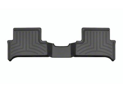 Weathertech Rear Floor Liner HP; Black (15-22 Canyon Extended Cab)