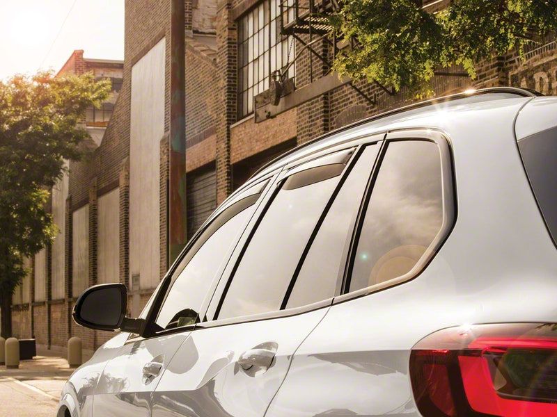 Magshion 4Pcs Smoke Window Visor Shade Tape-On Vent Wind Rain Deflector For 95 00 Ford Contour 95 00 Mercury Mystique