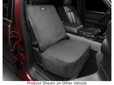 Weathertech Universal Front Bucket Seat Protector; Charcoal (15-22 Canyon Crew Cab w/ Bucket Seats)