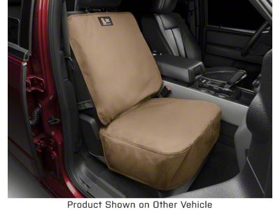 Weathertech Universal Front Bucket Seat Protector; Tan (15-22 Canyon Crew Cab w/ Bucket Seats)