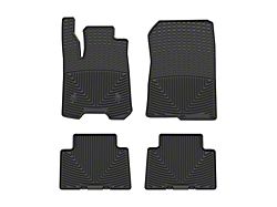 Weathertech All-Weather Front and Rear Rubber Floor Mats; Black (23-26 Colorado)