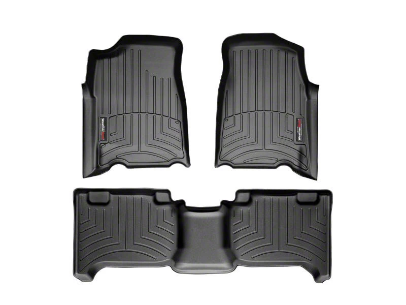 Weathertech DigitalFit Front and Rear Floor Liners; Cocoa 47751-1-2 (15 ...