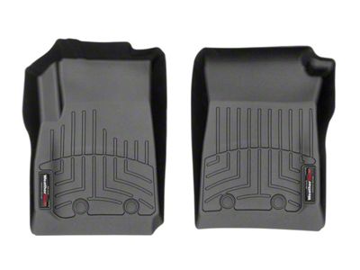 Weathertech DigitalFit Front Floor Lines for Vinyl Floors; Black (15-22 Colorado Extended Cab w/ 2nd Row Seating)