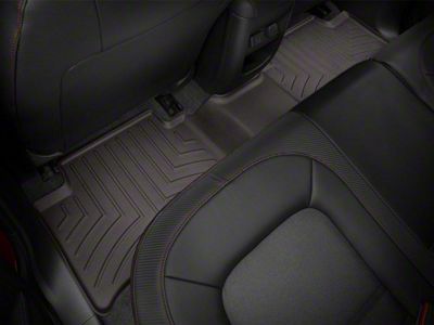 Weathertech DigitalFit Rear Floor Liners; Cocoa (15-22 Colorado Crew Cab)