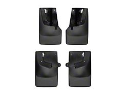 Weathertech No-Drill Mud Flaps; Front and Rear; Black (17-22 Colorado ZR2, Excluding Bison)
