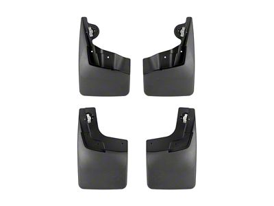 Weathertech No-Drill Mud Flaps; Front and Rear; Black (23-25 Colorado w/o OE Fender Flares, Excluding Trail Boss & ZR2)