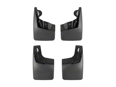Weathertech No-Drill Mud Flaps; Front and Rear; Black (23-25 Colorado w/ OE Fender Flares)