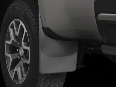 Weathertech No-Drill Mud Flaps; Rear; Black (15-22 Colorado w/o Factory Fender Flares, Excluding ZR2)