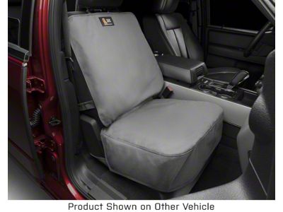 Weathertech Universal Front Bucket Seat Protector; Gray (15-22 Colorado Crew Cab w/ Bucket Seats)