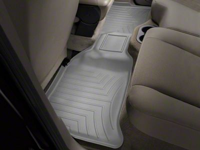 Weathertech DigitalFit Rear Floor Liner; Gray (05-11 Dakota Quad/Crew Cab)