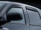Weathertech Side Window Deflectors; Front and Rear; Dark Smoke (05-11 Dakota Quad/Crew Cab)