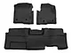 Weathertech DigitalFit Front and Rear Floor Liners; Black (09-14 F-150 SuperCab, SuperCrew)