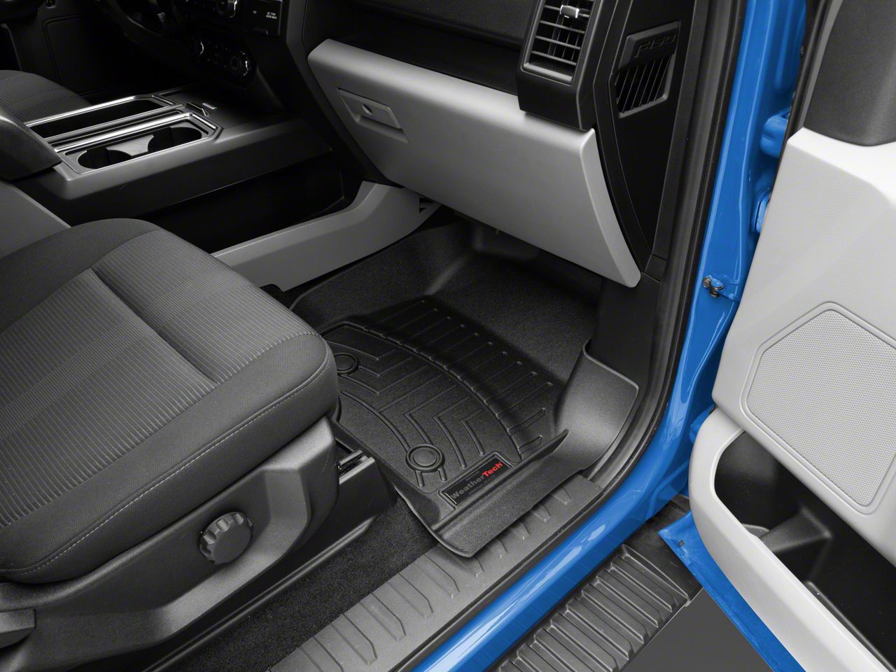 Weathertech F150 DigitalFit Front and Rear Floor Liners; Black T527392 (1524 F150 SuperCab