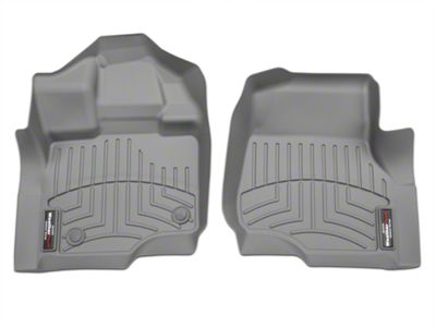 Weathertech DigitalFit Front Floor Liners; Gray (15-25 F-150 SuperCab, SuperCrew)