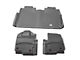 Weathertech DigitalFit Front and Rear Floor Liners; Gray (15-24 F-150 SuperCab, SuperCrew)