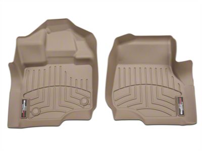 Weathertech DigitalFit Front Floor Liners; Tan (15-24 F-150 SuperCab, SuperCrew)