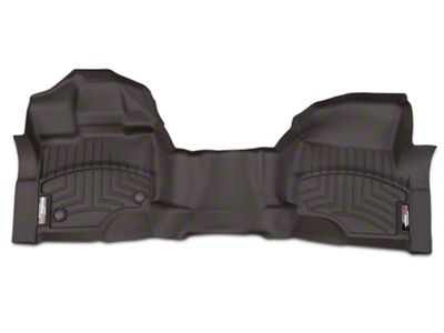 Weathertech DigitalFit Front Over the Hump Floor Liner; Cocoa (14-18 Sierra 1500 w/o Floor Shifter)