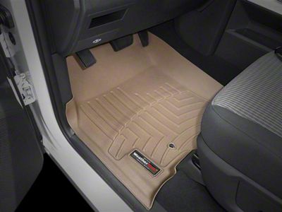 Weathertech DigitalFit Front Over the Hump Floor Liner; Tan (12-18 RAM 1500 Regular Cab, Quad Cab; 09-18 RAM 1500 Crew Cab)