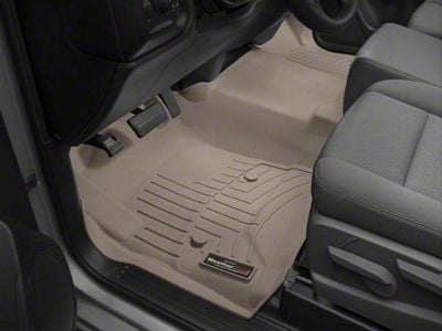 Weathertech DigitalFit Front Over the Hump Floor Liner; Tan (14-18 Sierra 1500)