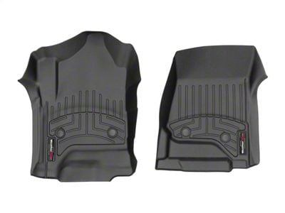 Weathertech DigitalFit Front Floor Liners; Black (14-18 Silverado 1500 Double Cab, Crew Cab)